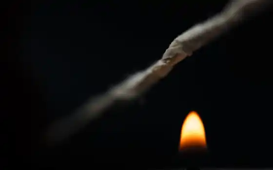 огонь, свеча, веревка