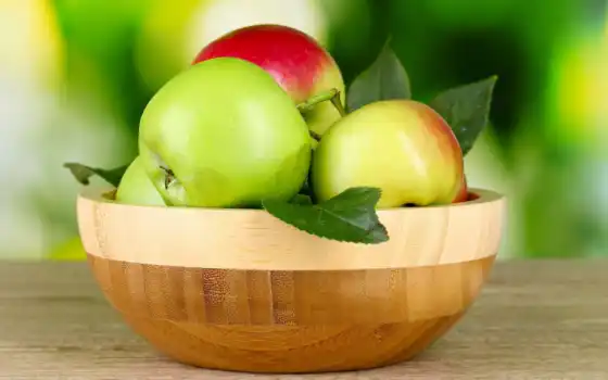 зелный, яблоко, плод, панкреда