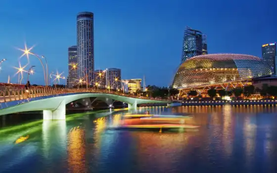 park, merlion, esplanade, мост, jubilee, photos, flickr, взгляд, singapore, 