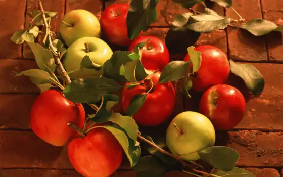 высоком, осень, осенние, корзина, виноград, яблоки, фрукты, 