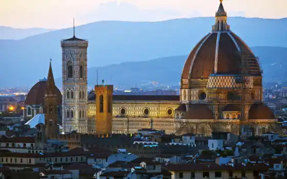 город, italy, florence, 