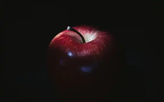 яблоко, красное, плод