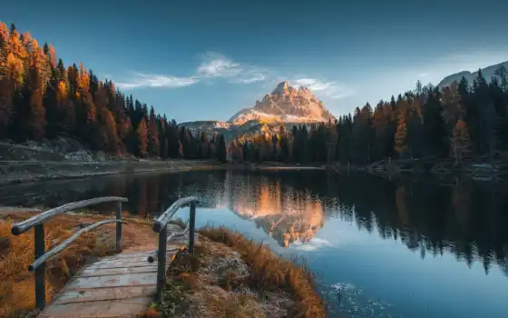 landscape, гора, природа, осень, italian