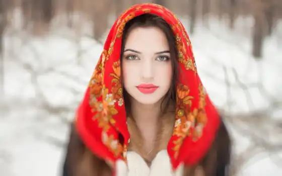 женщина, русская, красивый