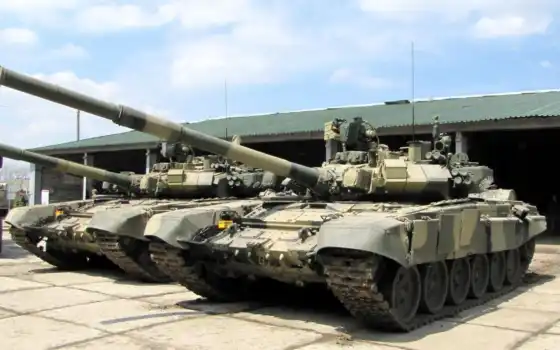 танк, боевой, основной,  техника, россия, т-90,