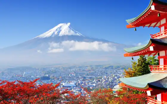 япония, гора, гора, путешествие