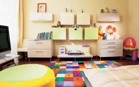 интерьер, детских, design, комнаты, сада, детского, детской, детская, 