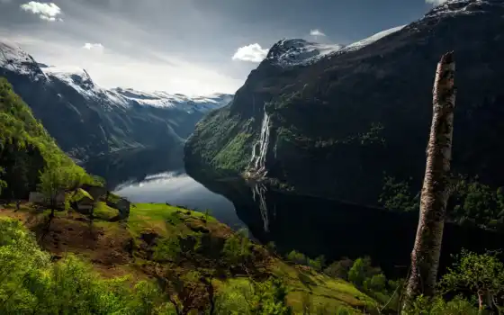 ,норвегия, гора, причина, совершить, путешествие
