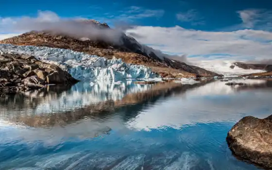 гренландия, россия, пейзаж, рок, айсберг, comida, море, ледник, панталла, россия, волна
