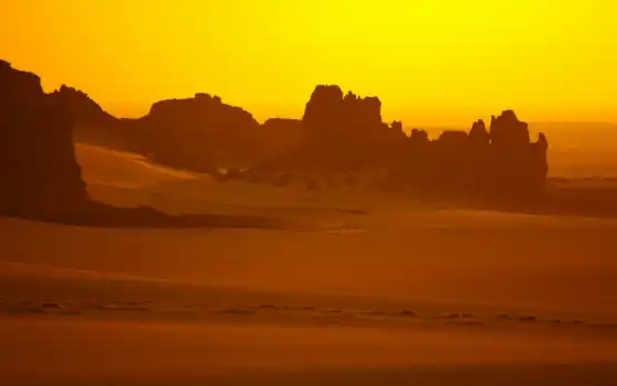 пустыня, алжир, скалы, песок, анус, чай