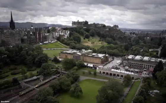 эдинбург, шотландия, castle, scotia, изображение, города, desktop, cities, 