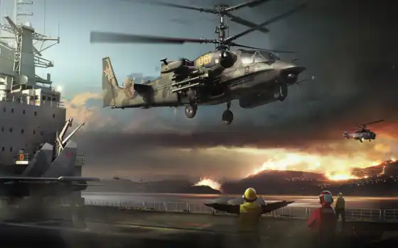 spacecraft, вертолет, russian, авианосец, combat, аллигатор, окно, тематика, военный, вести