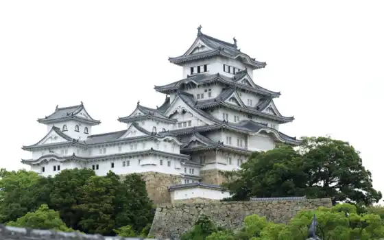 замок, химэдзи, япония, японии, замков, белой, цапли, 